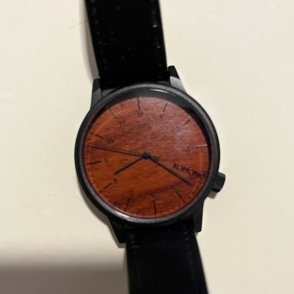 Wood grain Komono Watch